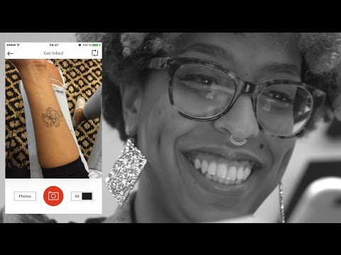 INKHUNTER - the best mobile app for trying on virtual tattoos using augmented reality