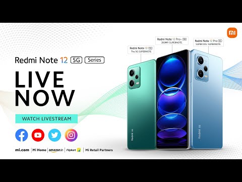 Redmi Note 12 Series 5G Launch Event | SuperNote is Here! | Set Reminder!