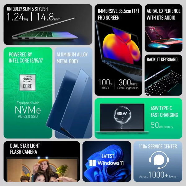 Infinix INBook X1 Slim Laptops Unveiled