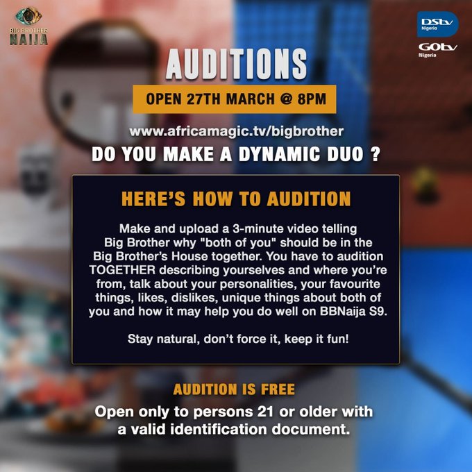 Big Brother Africa Season Audition